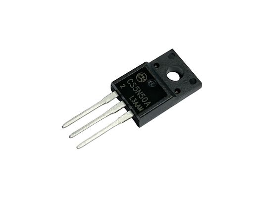 5A500V CS5N50A2 MOSFET عالية الجهد 100٪ اختبار الهطول الجليدي قناة N لتطبيقات الجهد العالي