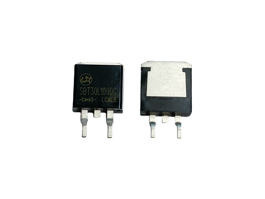 30A100V TO-263 SBT30L100DC سطح الصعود ديودات شوتكي منخفضة التردد مع خسائر طاقة منخفضة
