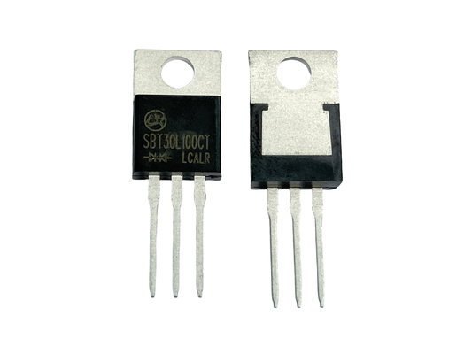 30A100V SBT30L100CT الجهد المنخفض للأمام Schottky لوحدات إمدادات الطاقة TO-220AB