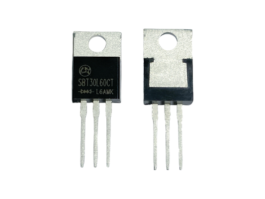 30A60V SBT30L60CT الجهد المنخفض إلى الأمام Schottky للصناعة TO-220AB