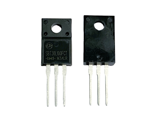 30A100V SBT30L100FCT سرعة التبديل السريعة VF Schottky Diodes TO-220F منخفضة