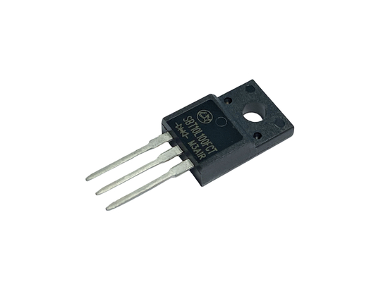 10A100V SBT10L100FCT وقت استرداد عكسي منخفض للجهد الأمامي المنخفض لمصدر الطاقة