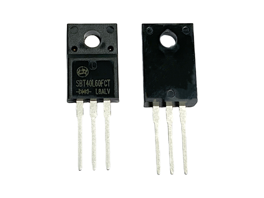 40A60V SBT40L60FCT وحدات إمدادات الطاقة منخفضة VF Diodes Schottky TO-220F