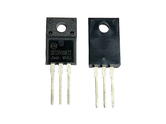 20A100V SBT20V100FCT TO-220F ثنائيات شوتكي منخفضة التردد لتحركات المحرك