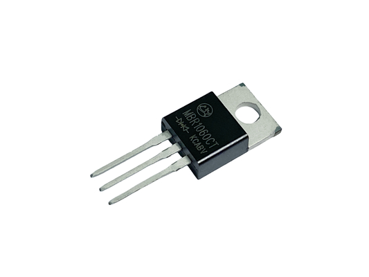 10A60V MBR1060CT انخفاض الجهد الأمامي المنخفض ديودات Schottky الحاجز لحل الإضاءة