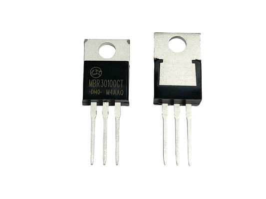 30A100V MBR30100CT ثنائيات شوتكي منخفضة التردد مع التيار الكبير للشبع العكسي