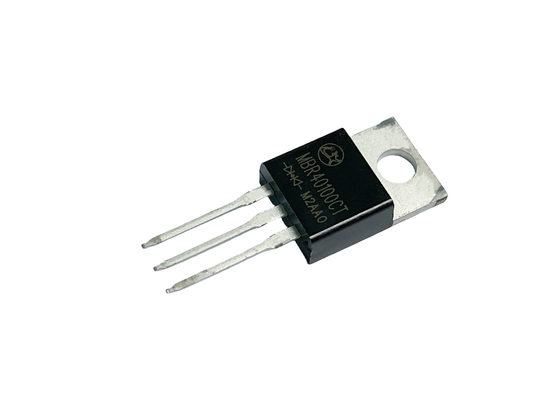 40A100V MBR40100CT المخطط ديودات الحاجز Schottky لـ DC / DC Conerters على متن الطائرة
