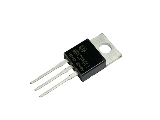 20A60V MBR2060CT ثنائيات الحاجز Schottky مع الجهد الأمامي منخفض VF