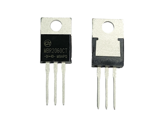20A60V MBR2060CT ثنائيات الحاجز Schottky مع الجهد الأمامي منخفض VF