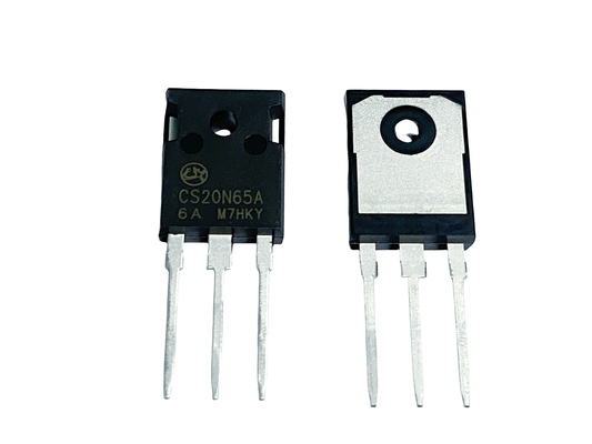 20A650V CS20N65A6 القناة الشمالية MOSFET الجهد العالي 100٪ اختبار الهطول