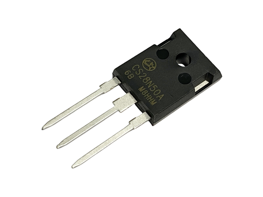 28A500V CS28N50A6 MOSFET الجهد العالي للانفصال لمصدر الطاقة في وضع التبديل