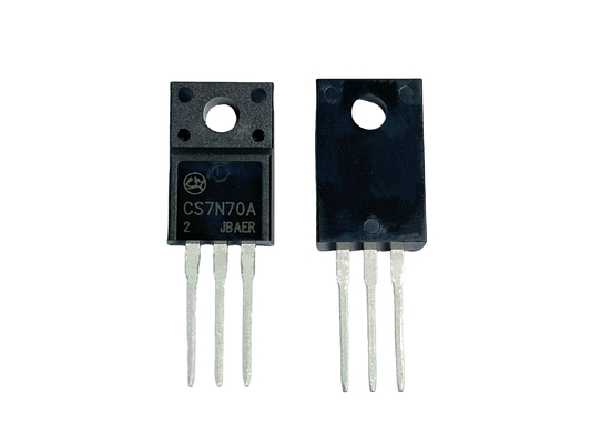 7A700V TO-220F CS7N70A2 HV MOSFET لمصدر الطاقة في وضع تحكم المحرك