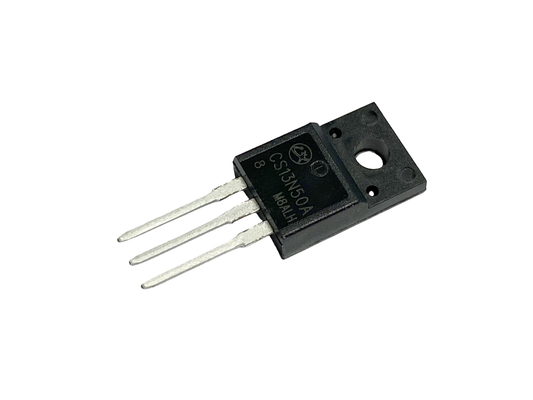 13A500V CS13N50A8 TO-220F إطار سميك الجهد العالي Mosfet مقاومة منخفضة