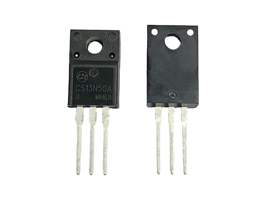 13A500V CS13N50A8 TO-220F إطار سميك الجهد العالي Mosfet مقاومة منخفضة
