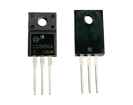 5A500V CS5N50A2 MOSFET عالية الجهد 100٪ اختبار الهطول الجليدي قناة N لتطبيقات الجهد العالي
