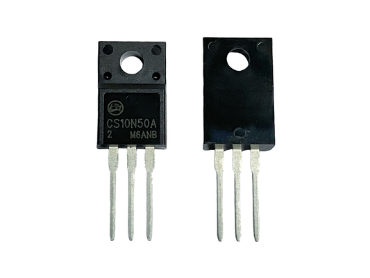 10A500V الجهد العالي منخفض على المقاومة MOSFET زيادة الكفاءة والمتانة لتحويل الطاقة