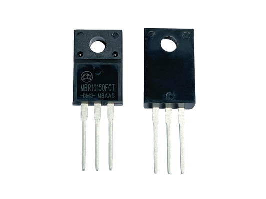 10A 150V MBR10150FCT ثنائيات حاجز شوتكي بأسعار معقولة لتحويل الترددات العالية وعلى متن محولات DC / DC