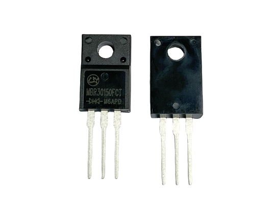 30A150V التيارات العالية والجهد الكهربائي ديودات شوتكي لمصادر الطاقة MBR30150FCT
