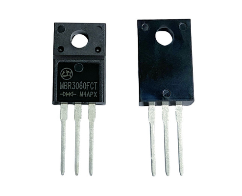 30A 60 فولت الدوائر المصلحة للديودات الحاجزية Schottky لتحويل AC إلى DC MBR3060FCT