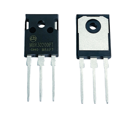 30A 200V MBR30200PT الجهد الأمامي منخفض VF ثنائيات Schottky الحاجز للكفاءة الإضاءة