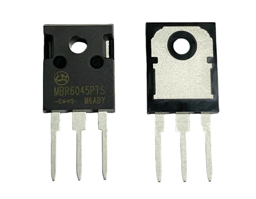 60A 45V الديودات شوتكي منخفضة الكفاءة للدوائر مضاعفة التردد TO-247S MBR6045PTS