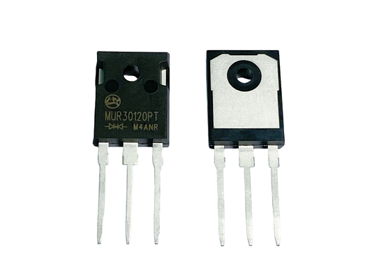 30A1200V ثنائيات استرداد سريعة موثوقية عالية لمصدر الطاقة العالي MUR30120PT