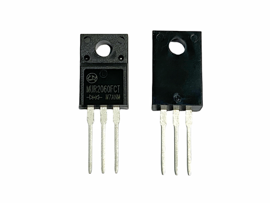ثنائيات استرداد قادرة على ارتفاع التيار الكهربائي 20A 600V لإضاءة الضوء MUR2060FCT