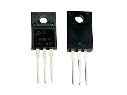 16A600V ثنائيات الاسترداد السريع لتكوينات الألواح الشمسية MUR1660FCT
