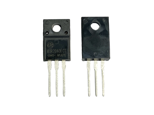 ثنائيات استرداد 20A400V مع وقت استرداد عكسي قصير للغاية MUR2040FCT
