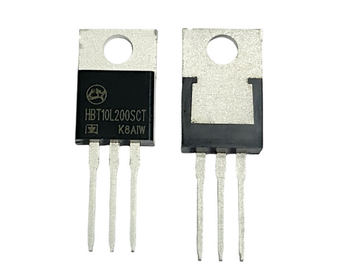 10A 200V HBT10L200 100٪ النحاس النقي ديودات Vf منخفضة للغاية / ضغط التيار الأمامي منخفض جدا TO-220AB