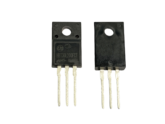 VF منخفض للغاية 30A 200V HBT30L200FCT TO-220F Schottky للاتصالات اللاسلكية