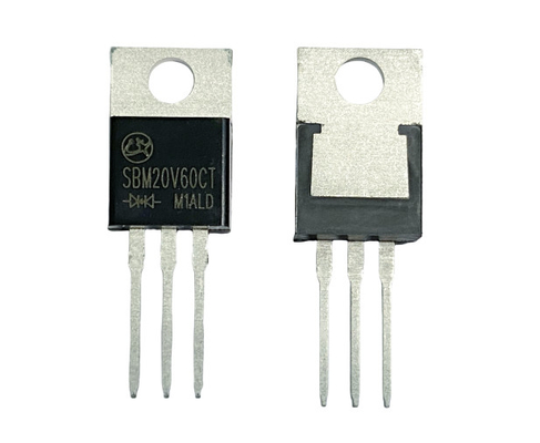 سرعة التبديل ديودات شوتكي منخفضة التردد للضوء LED SBM20V60CT ROHS